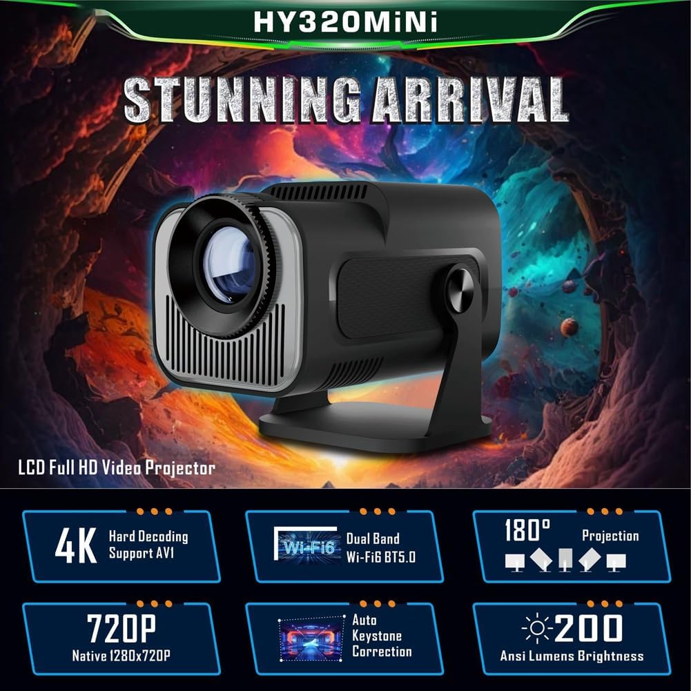 hy320 mini smart projector hy320 mini smart projector
