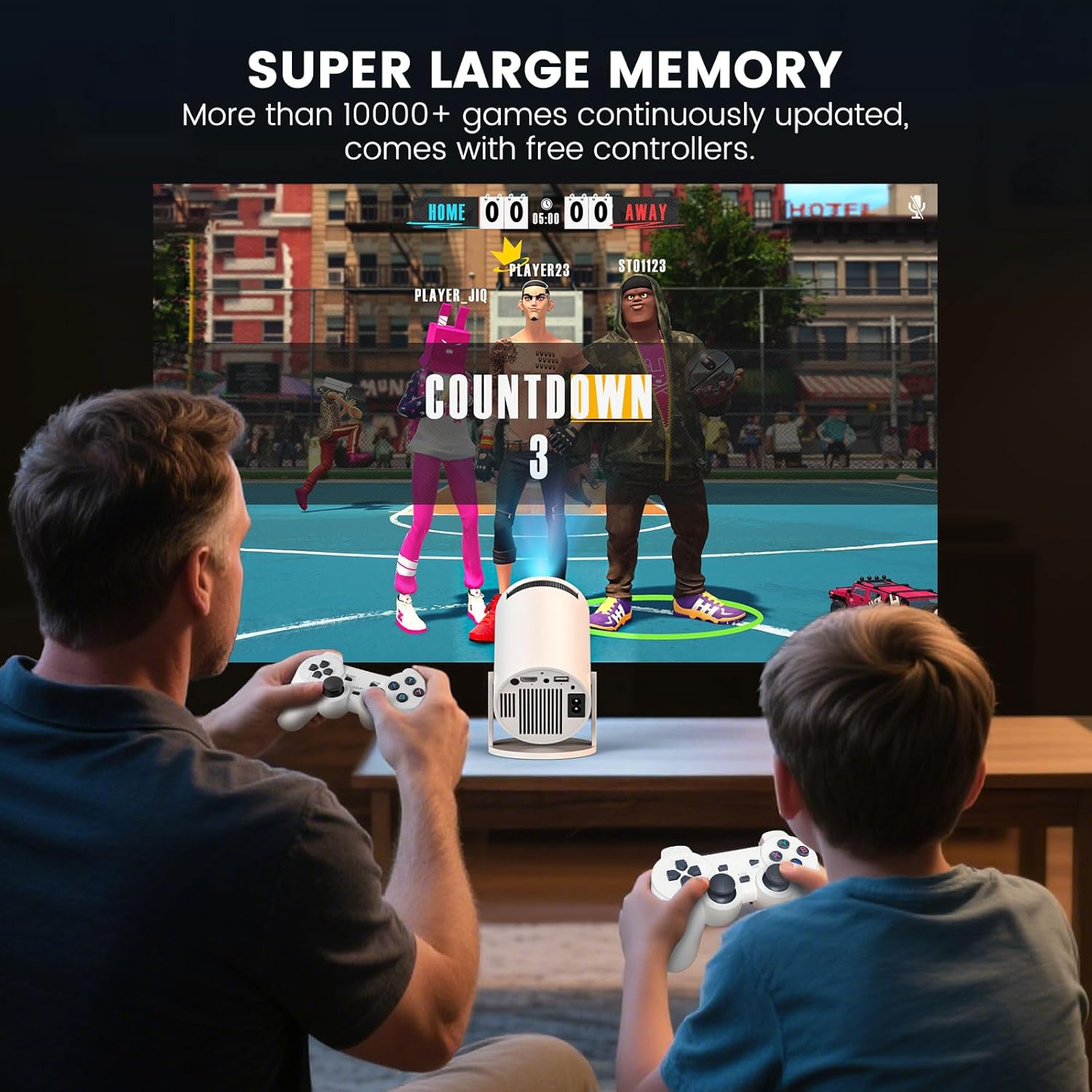 hy300pro game console mini projector hy300pro game console mini projector